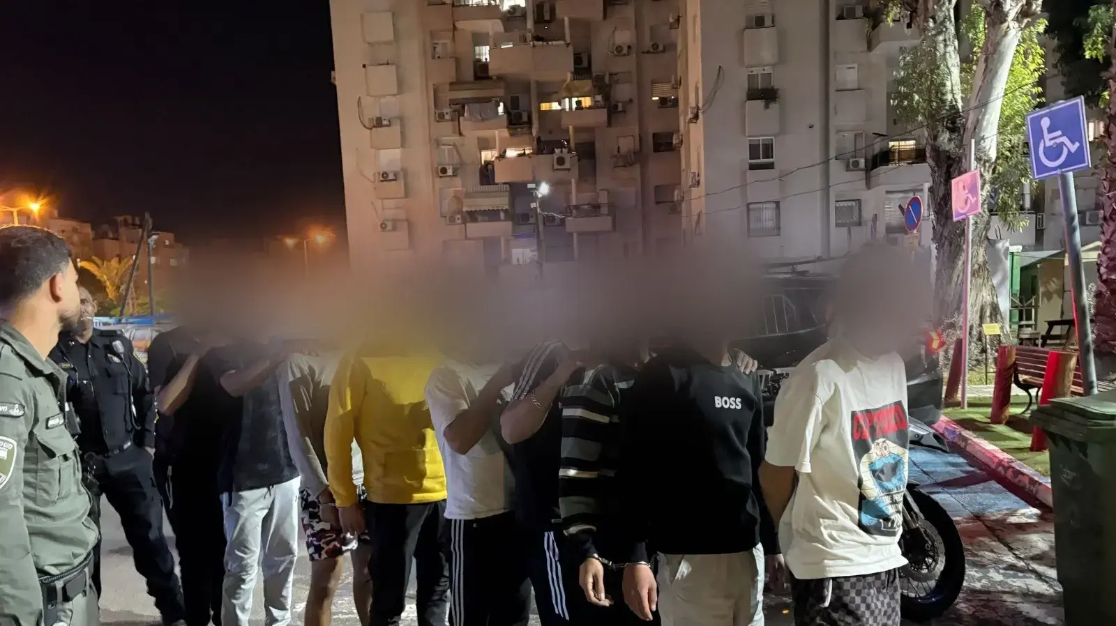 כוחות הביטחון עצרו 9 שוהים ללא אשרת שהייה בתל אביב