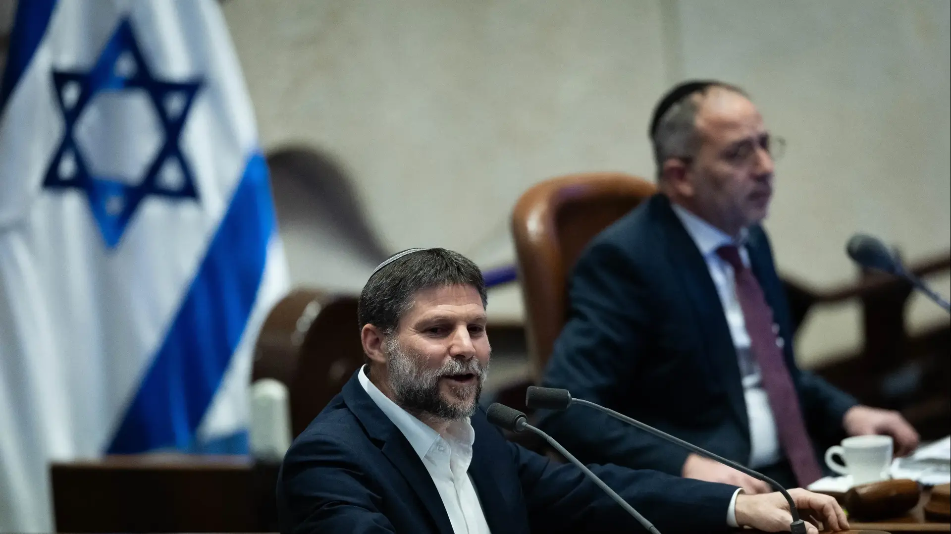 השר לביטחון לאומי, איתמר בן גביר בהצבעות על תקציב 2025, מליאת הכנסת, 25 במרץ 2025