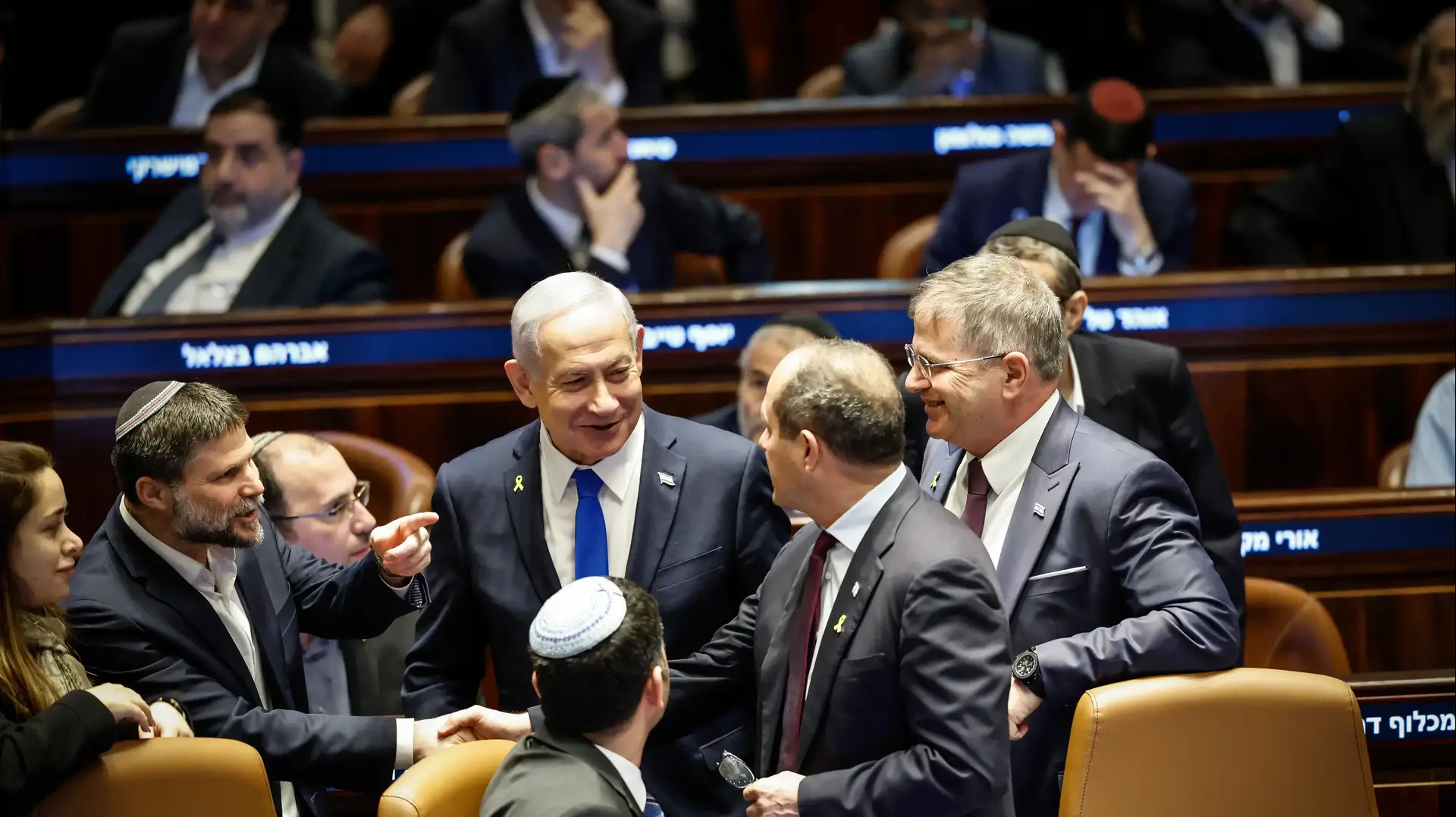 ראש הממשלה, בנימין נתניהו בהצבעות על תקציב 2025, מליאת הכנסת, 25 במרץ 2025 ראש הממשלה, בנימין נתניהו בהצבעות על תקציב 2025, מליאת הכנסת, 25 במרץ 2025