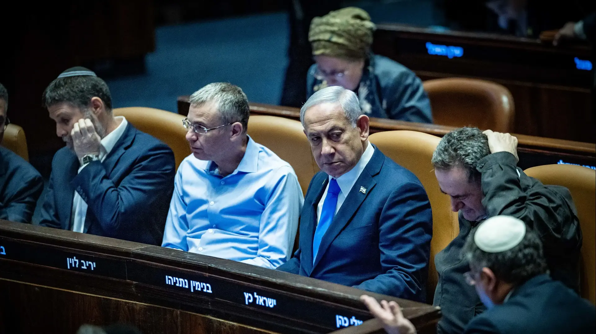 ראש הממשלה, בנימין נתניהו בהצבעות על תקציב 2025, מליאת הכנסת, 25 במרץ 2025 ראש הממשלה, בנימין נתניהו בהצבעות על תקציב 2025, מליאת הכנסת, 25 במרץ 2025