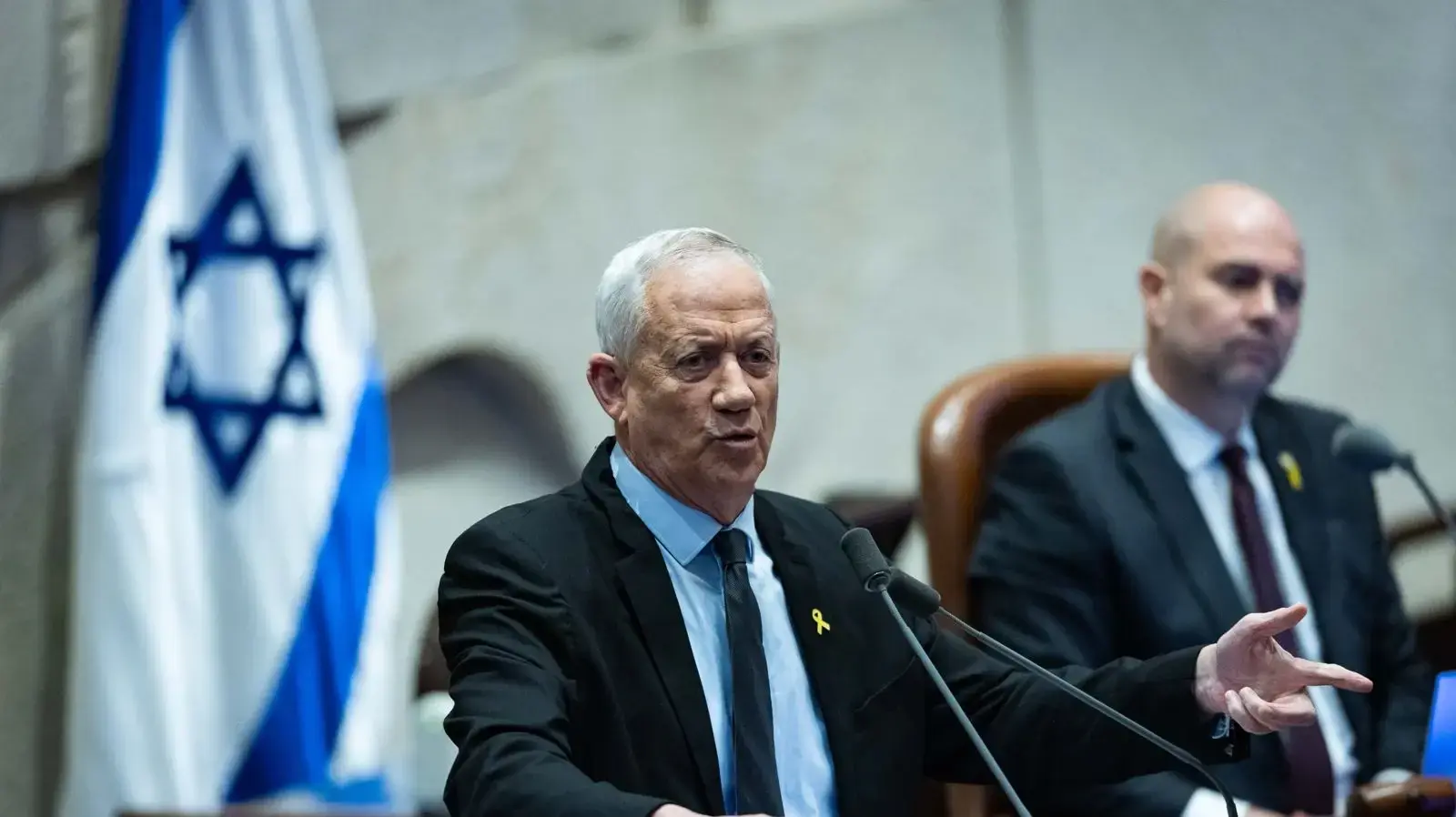 בני גנץ, אמיר אוחנה, דיון 40 חתימות, כנסת, 26 במרץ 2025