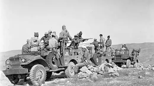 כוח מיחידה 101 סיור במדבר לאורך הגבול 13.5.1954