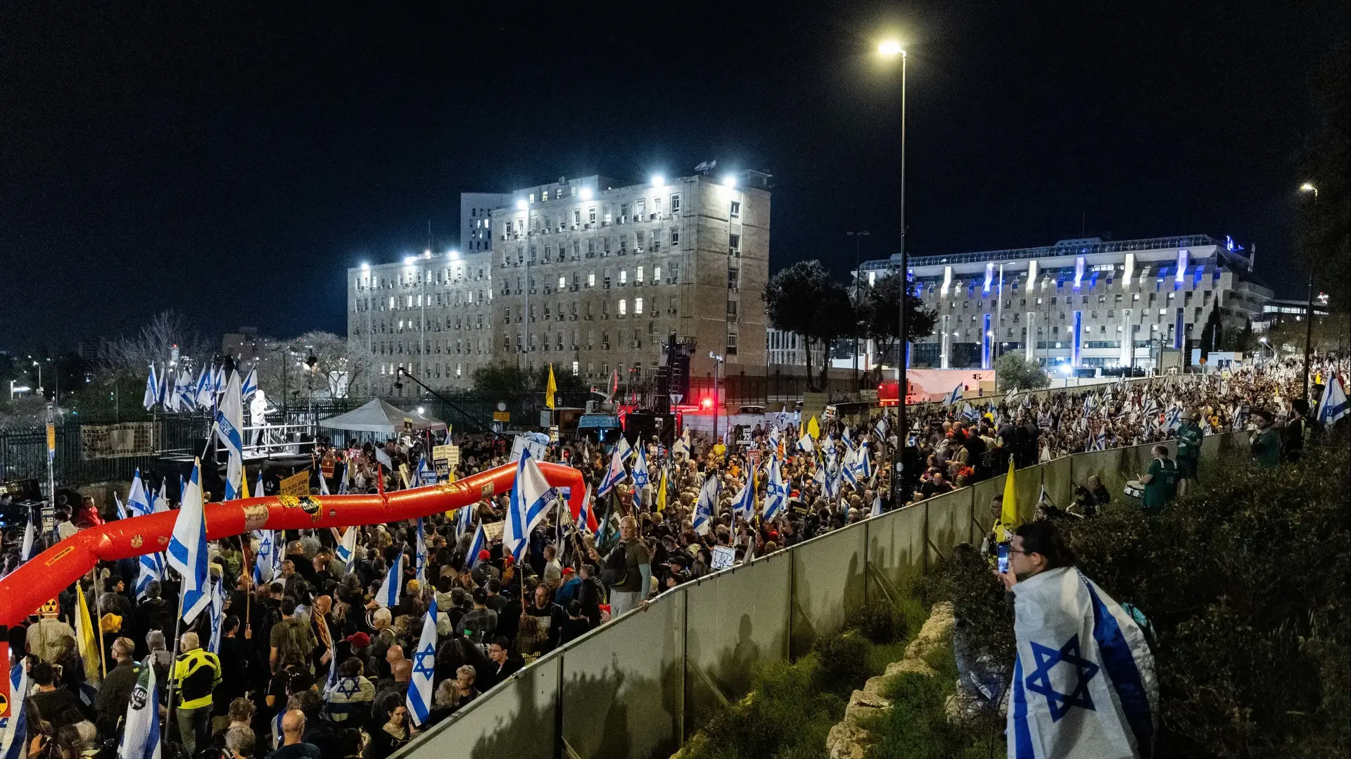 הפגנה מחוץ לכנסת, 26 במרץ 2025 הפגנה מחוץ לכנסת, 26 במרץ 2025