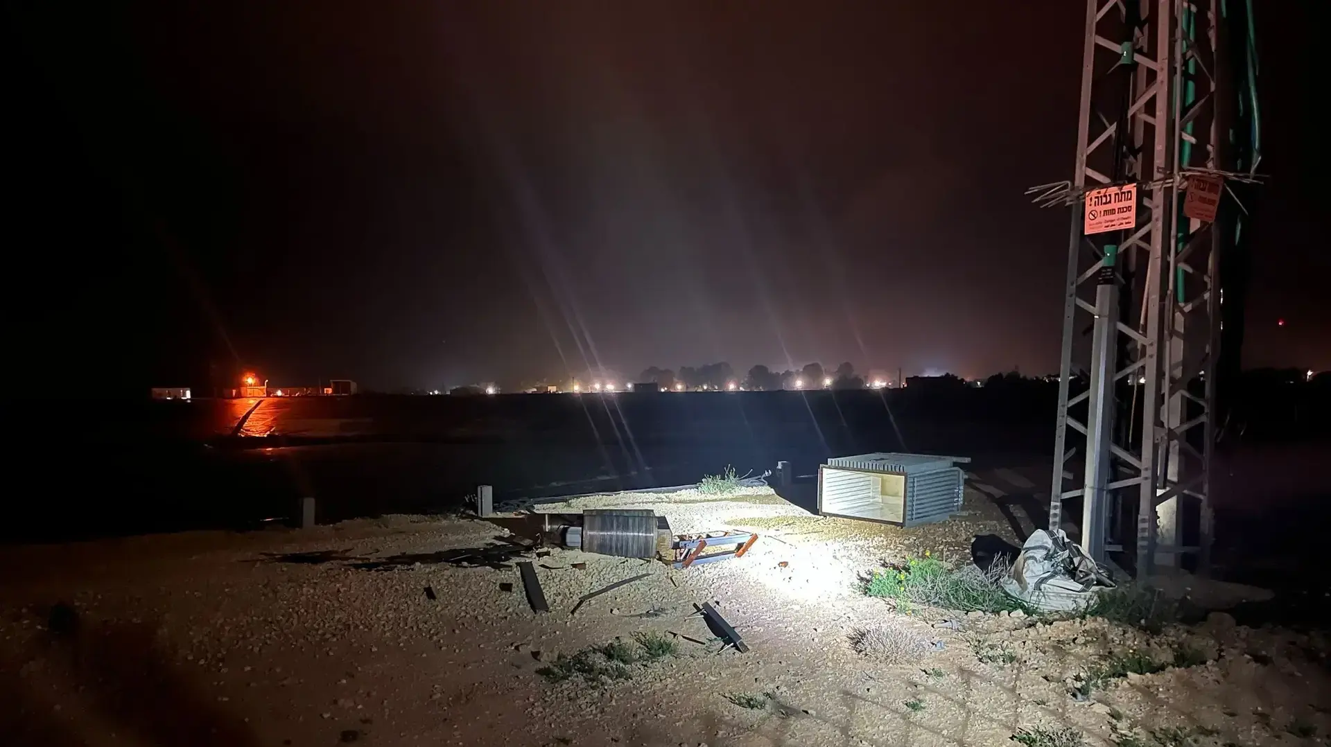 שנאי החשמל שהכנופייה פירקה וגנבה, מרץ 2025 שנאי החשמל שהכנופייה פירקה וגנבה, מרץ 2025