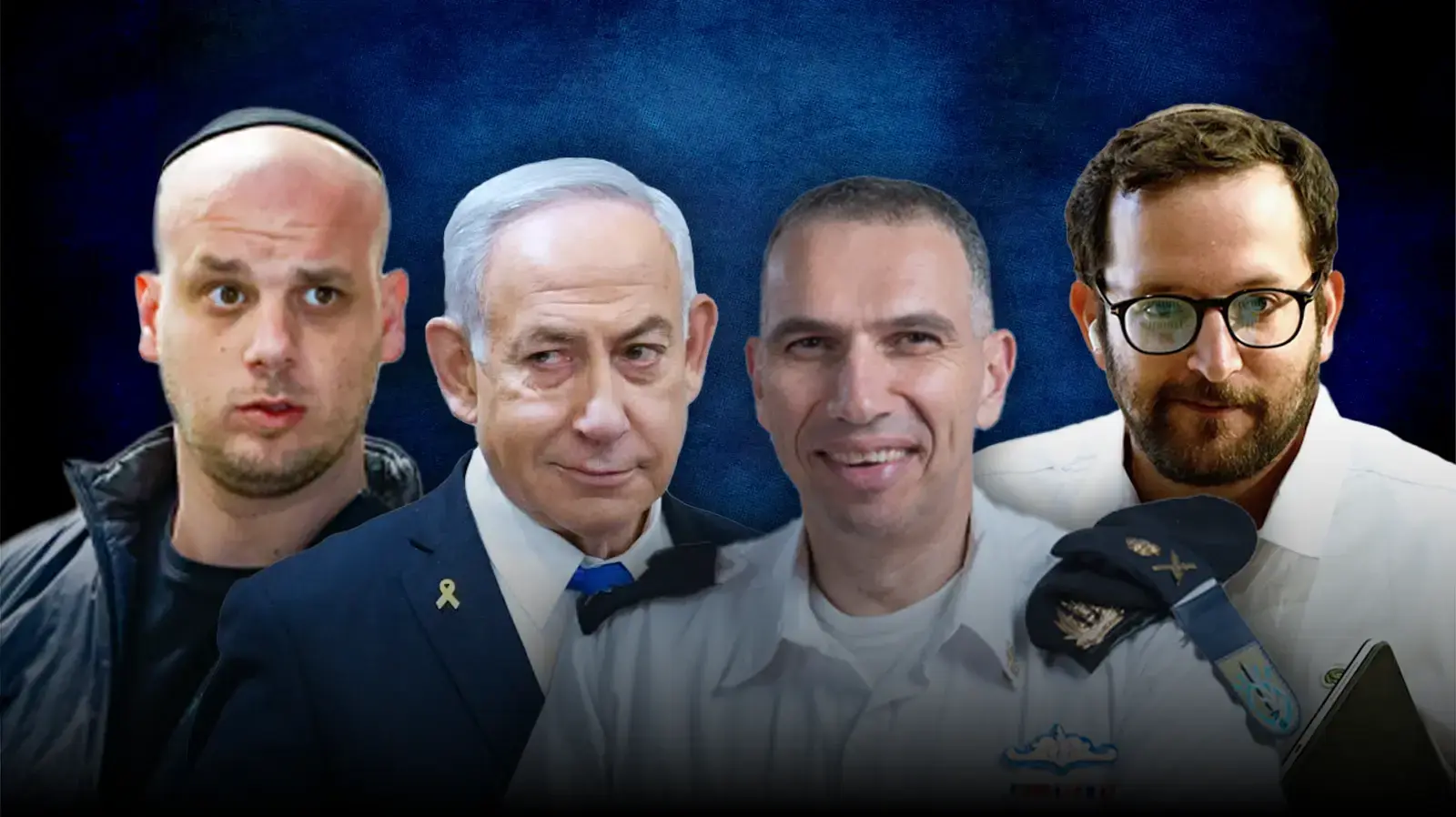 יונתן אוריך, אלי שרביט, בנימין נתניהו, אלי פלדשטיין יונתן אוריך, אלי שרביט, בנימין נתניהו, אלי פלדשטיין