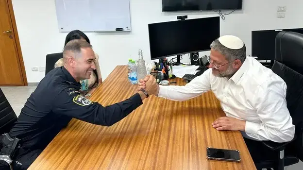איתמר בן גביר וסנ"צ עמית פולק איתמר בן גביר וסנ"צ עמית פולק