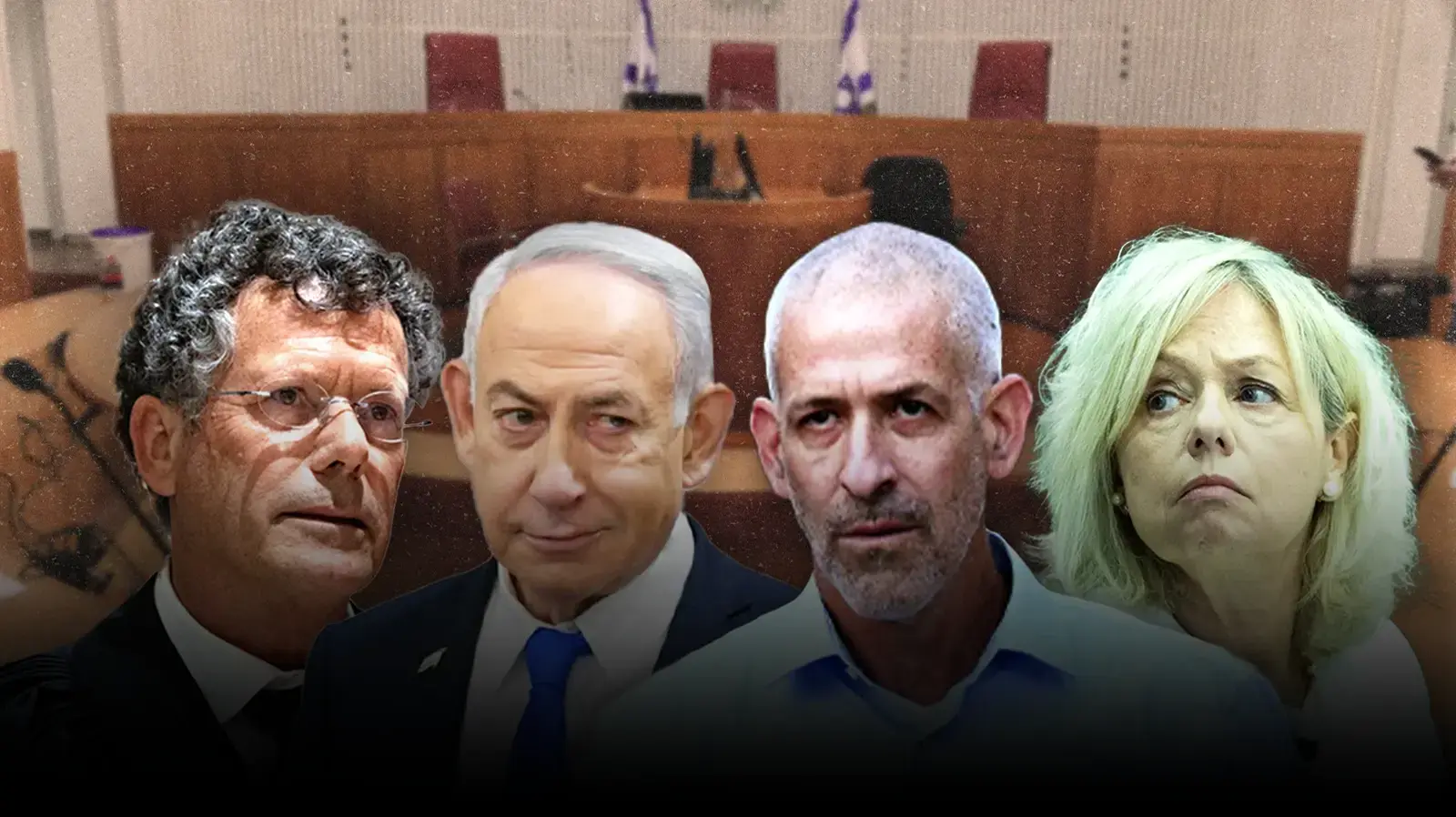 בנימין נתניהו, רונן בר, יצחק עמית, גלי בהרב מיארה
