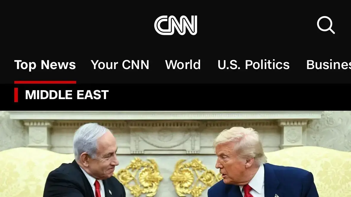 סיקור פגישת נתניהו טראמפ, סי אן אן סיקור פגישת נתניהו טראמפ, סי אן אן