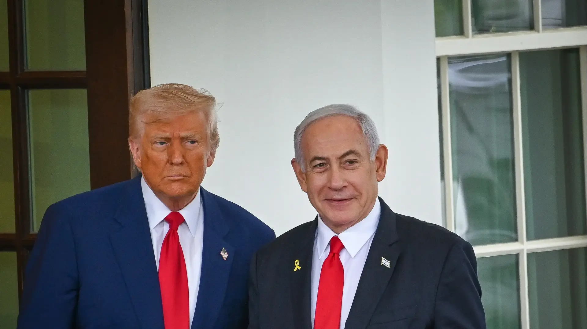 פגישת רה"מ בנימין נתניהו עם נשיא ארה"ב דונלד טראמפ, הבית הלבן, 7 באפריל 2025 פגישת רה"מ בנימין נתניהו עם נשיא ארה"ב דונלד טראמפ, הבית הלבן, 7 באפריל 2025