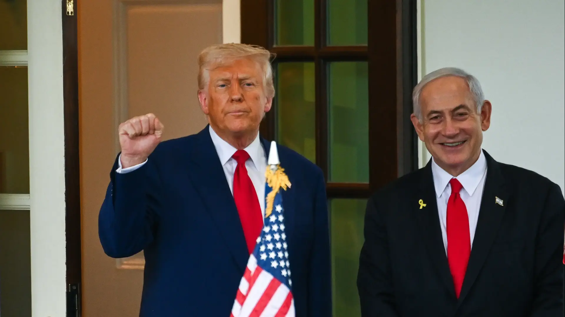 פגישת רה"מ בנימין נתניהו עם נשיא ארה"ב דונלד טראמפ, הבית הלבן, 7 באפריל 2025 פגישת רה"מ בנימין נתניהו עם נשיא ארה"ב דונלד טראמפ, הבית הלבן, 7 באפריל 2025