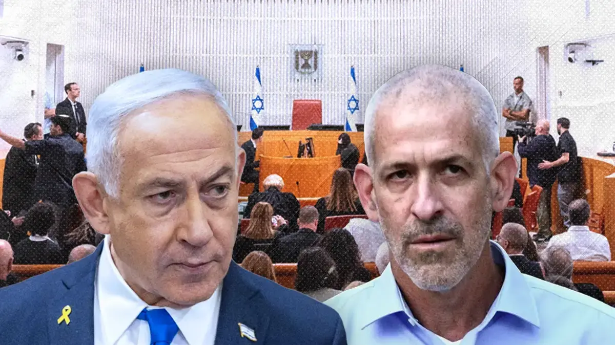 בנימין נתניהו, רונן בר, דיון בג"ץ בפיטורי ראש השב"כ בנימין נתניהו, רונן בר, דיון בג"ץ בפיטורי ראש השב"כ