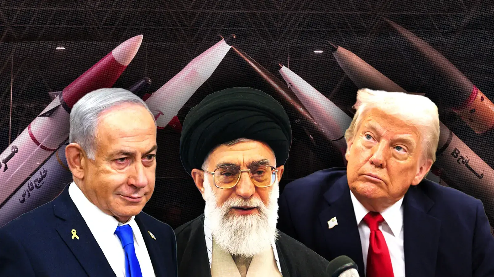 טראמפ 
נתניהו
חמינאי
רקע טילים