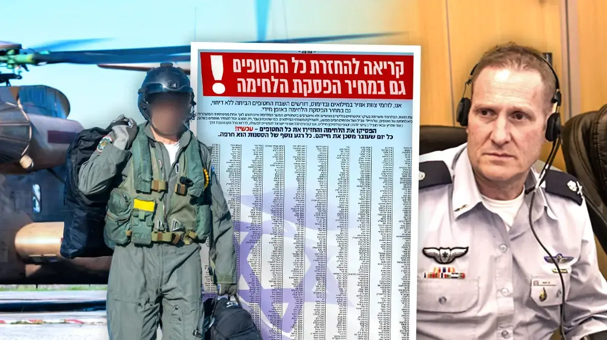 תומר בר, לוחמי מילואים מחיל האוויר חתמו על עצומה להפסקת המלחמה