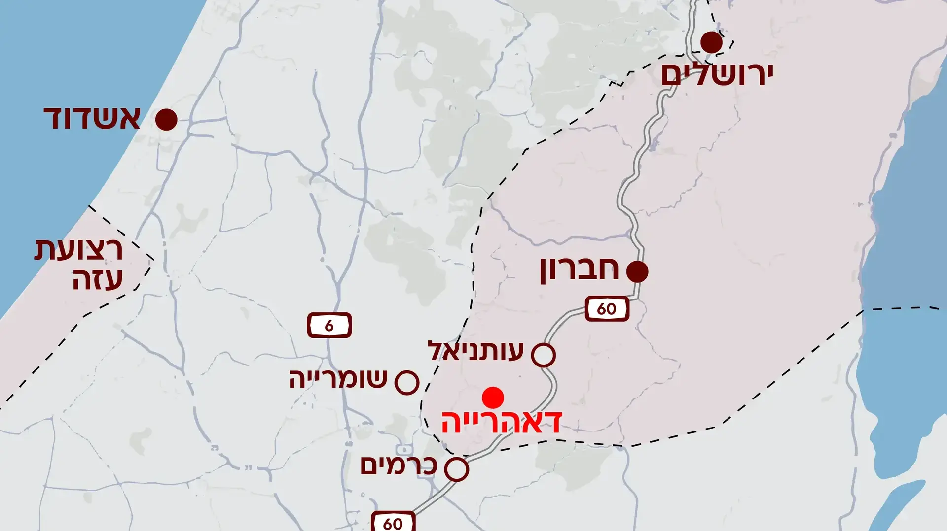 מפת ישראל בשומרון, דהרייה מפת ישראל בשומרון, דהרייה