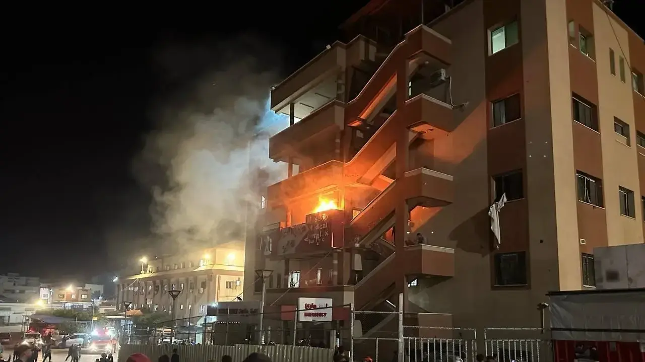 תקיפת חיל האוויר על בית החולים "נאסר" שבח'אן-יונס, מרץ 2025 תקיפת חיל האוויר על בית החולים "נאסר" שבח'אן-יונס, מרץ 2025