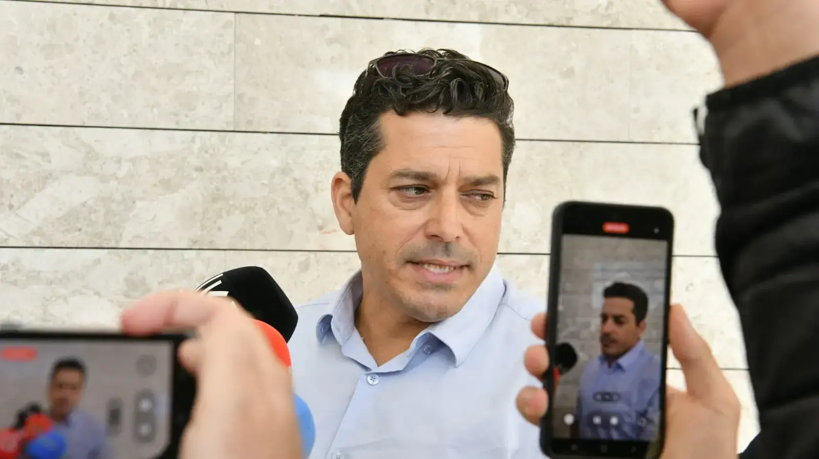 השר עמיחי שיקלי, בדיון בערר על מעצרו של איש השב"כ, בימ"ש מחוזי לוד, 15 באפריל 2025 השר עמיחי שיקלי, בדיון בערר על מעצרו של איש השב"כ, בימ"ש מחוזי לוד, 15 באפריל 2025