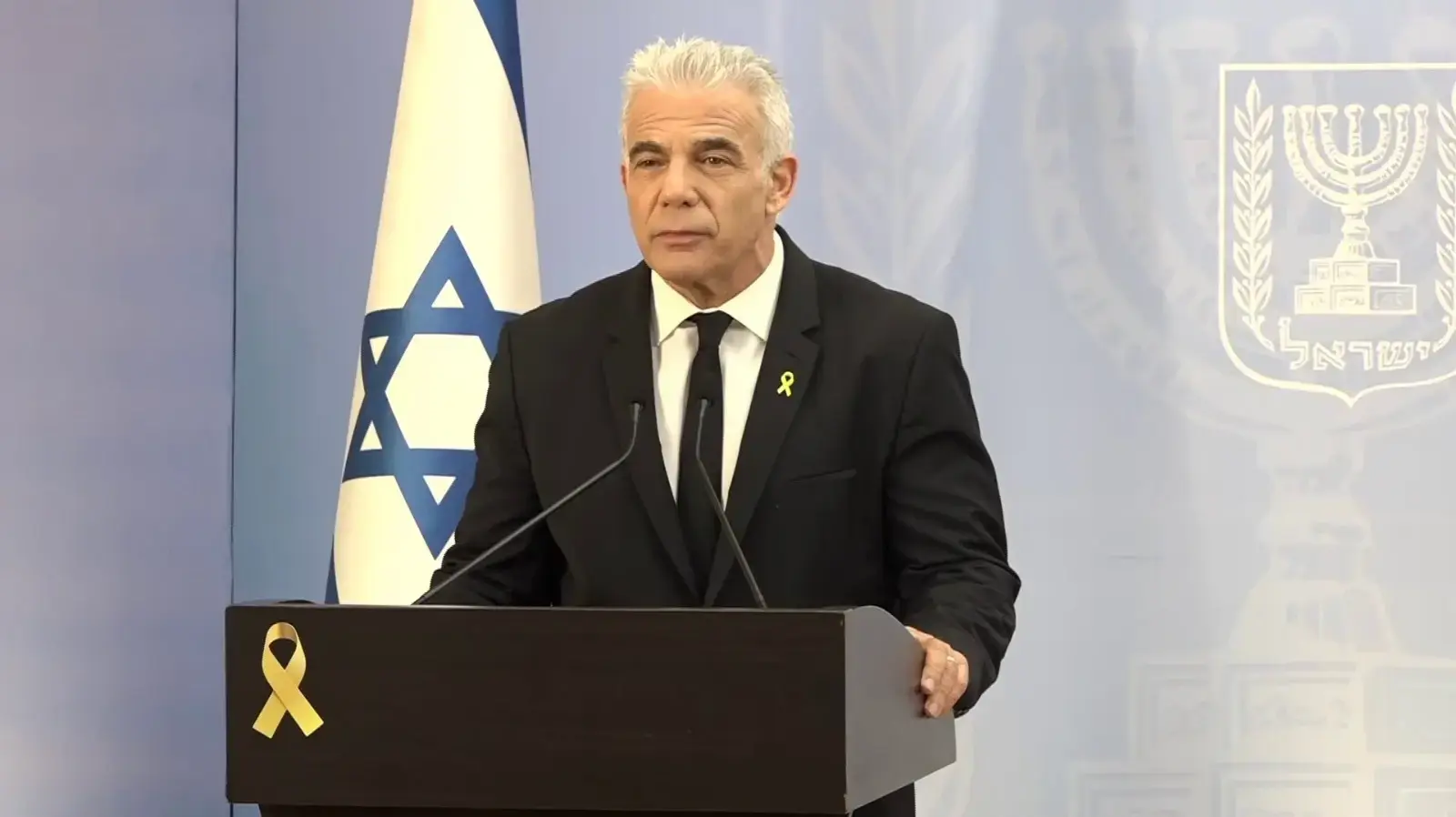 יאיר לפיד, ראש האופוזיציה בהצהרה לתקשורת, 20 באפריל 2025
