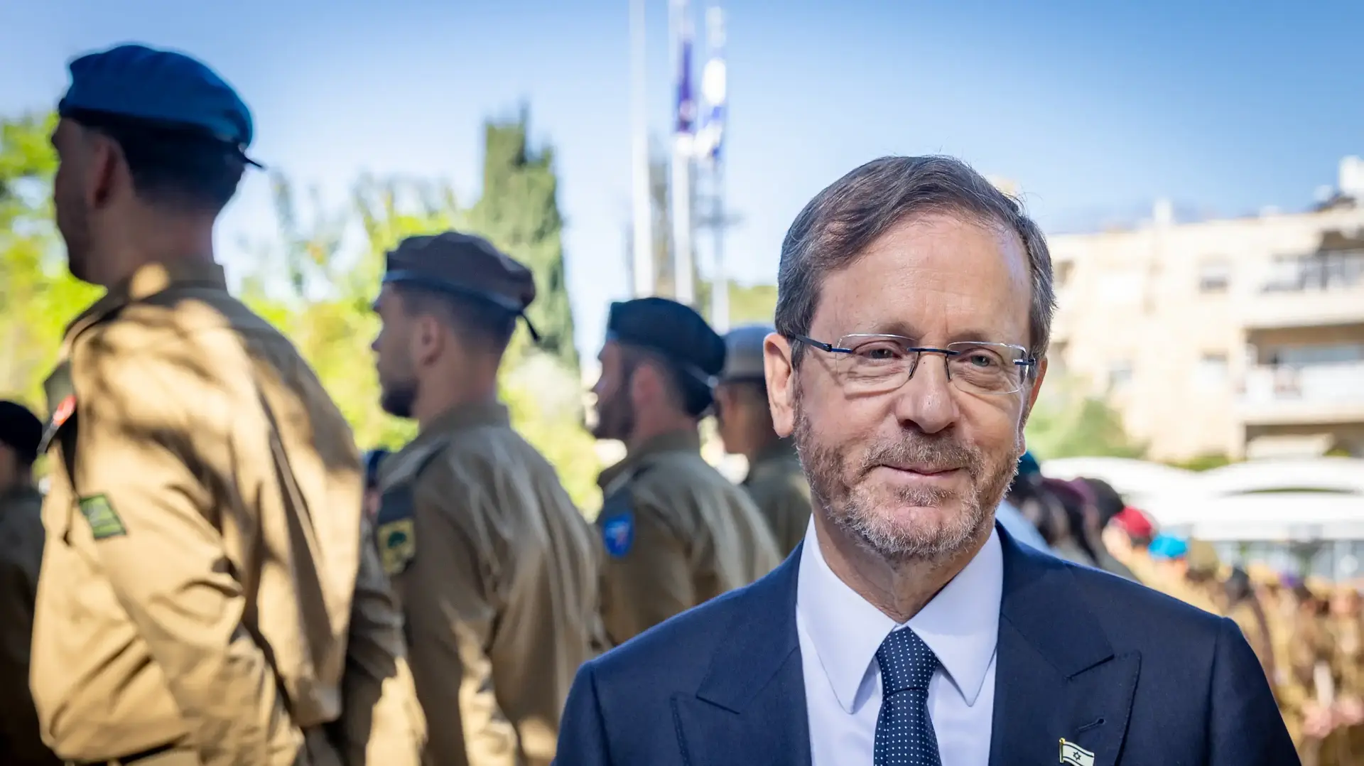 חזרה גנרלית של טקס אותות הנשיא לחיילים מצטיינים, בית הנשיא, 28 באפריל 2025