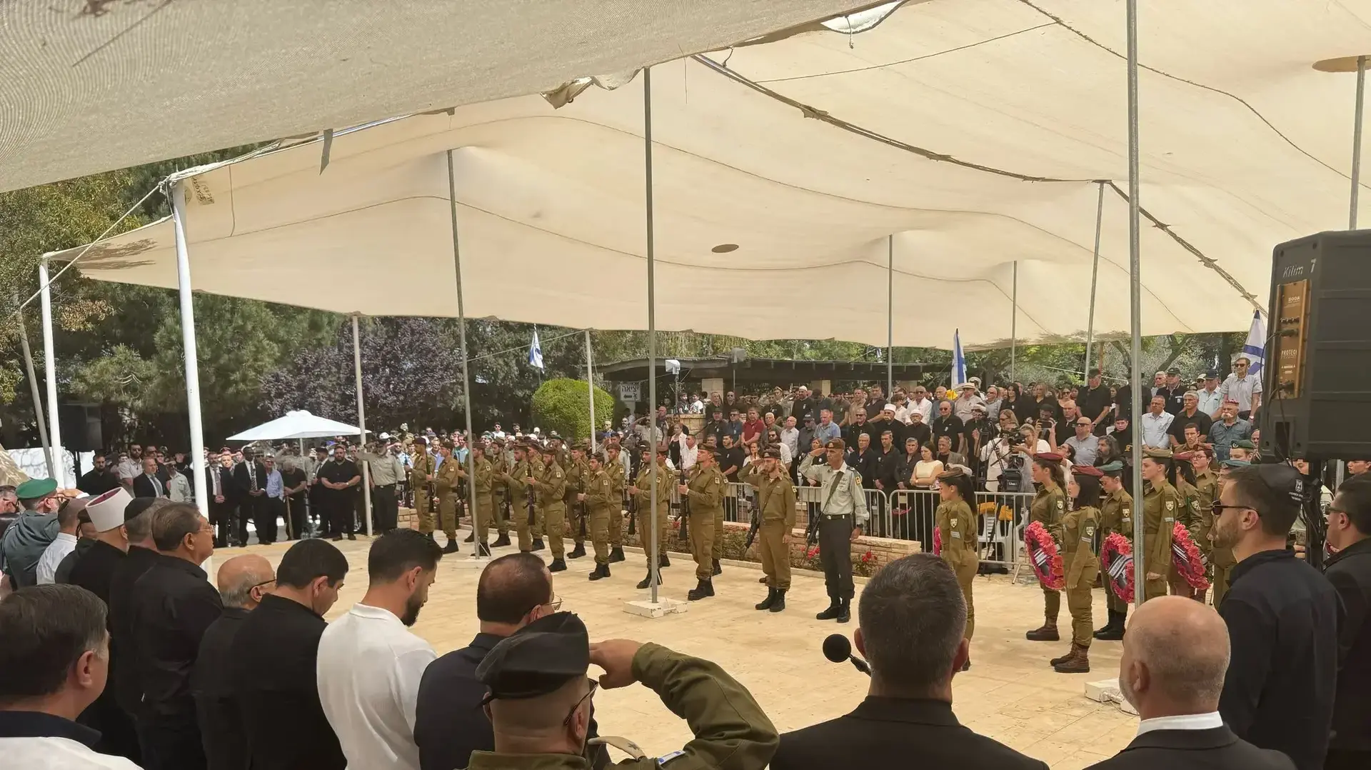 טקס יום הזכרון הדרוזי בעוספיא. 30 באפריל 2025. טקס יום הזכרון הדרוזי בעוספיא. 30 באפריל 2025.