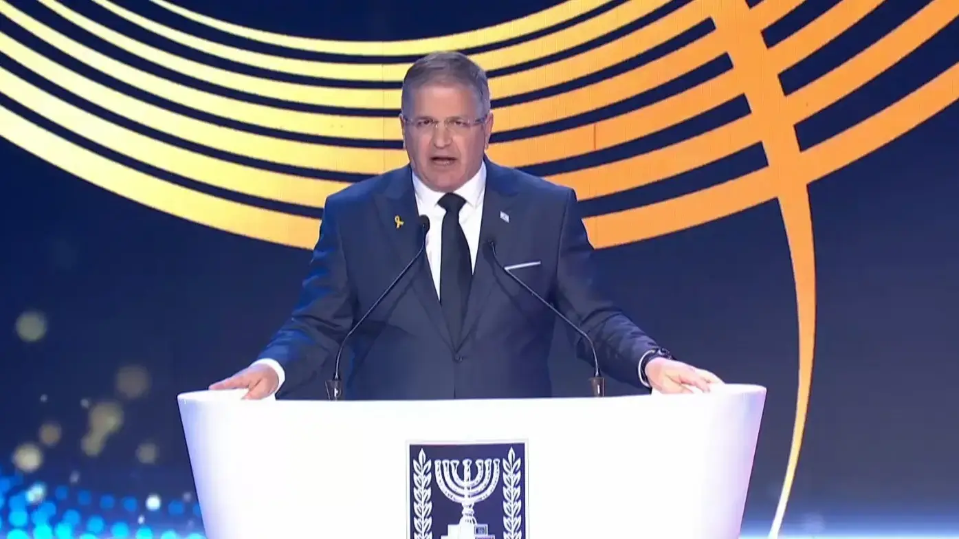 השר לחינוך יואב קיש בטקס פרס ישראל, 1 במאי 2025