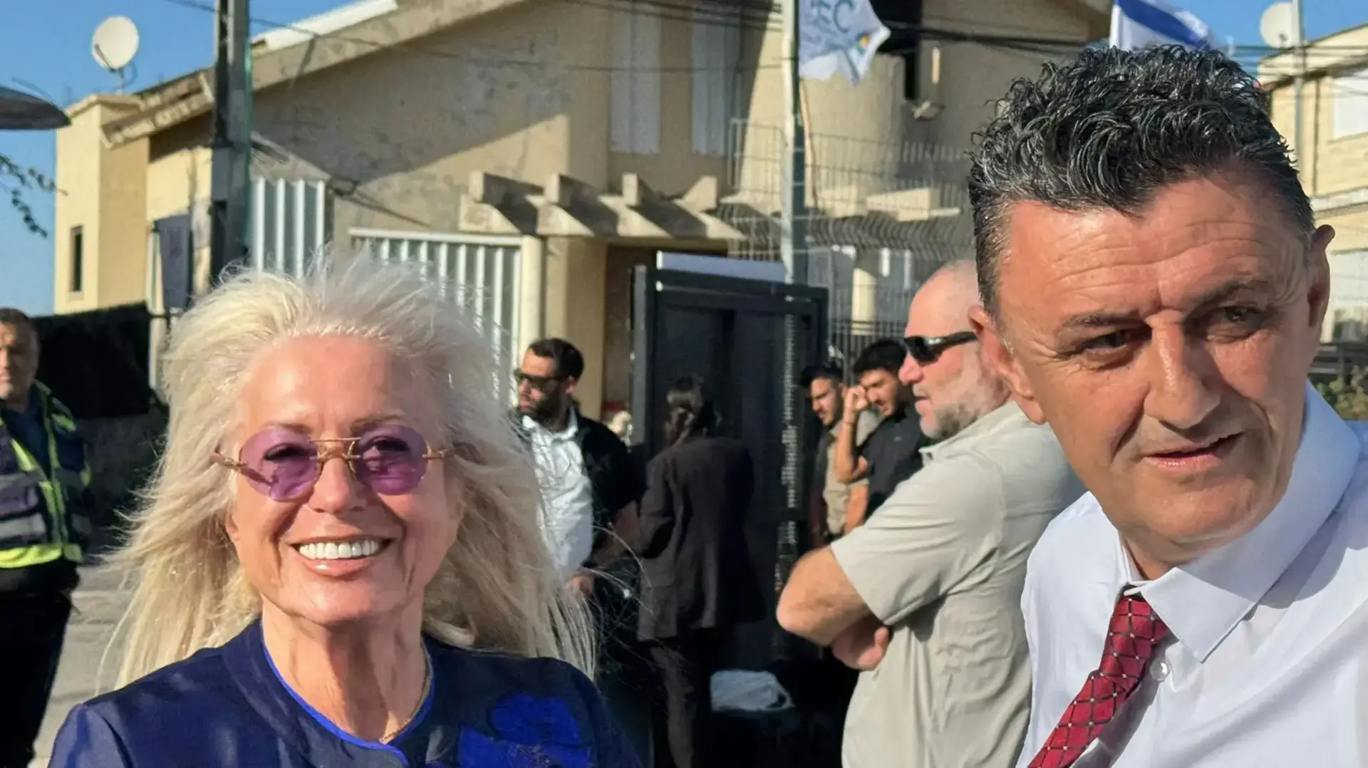 ד"ר מרים אדלסון עם קופטאן חלבי ד"ר מרים אדלסון עם קופטאן חלבי