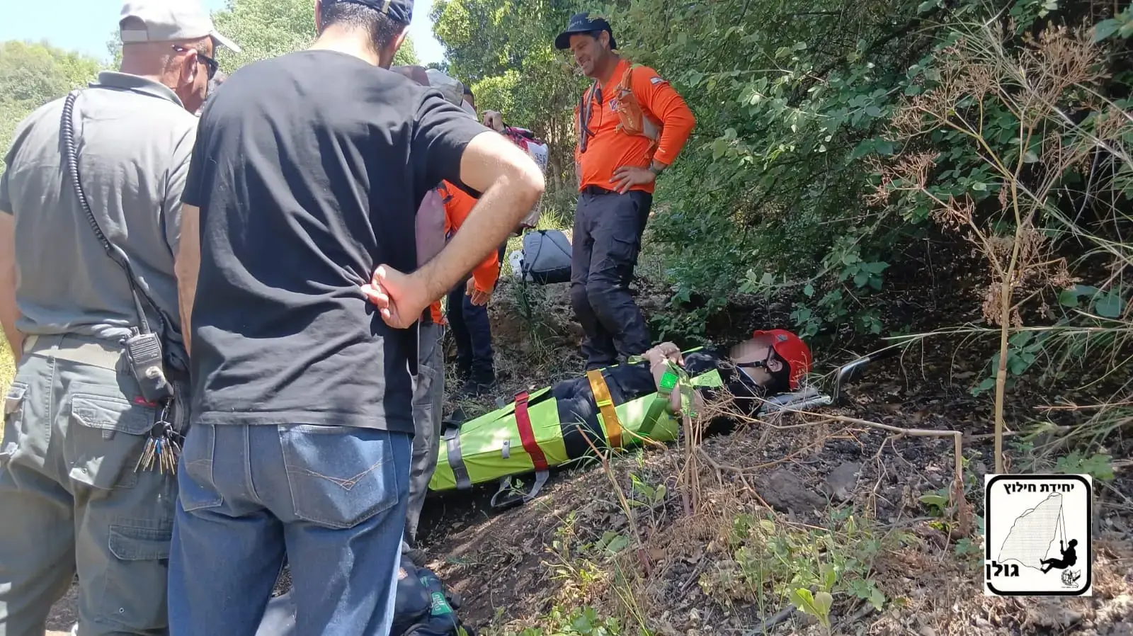 מתנדבי משטרת ישראל מיחידת חילוץ גולן חילצו לפני שעות אחדות נערה מאזור המרכז, בנחל הבניאס. 