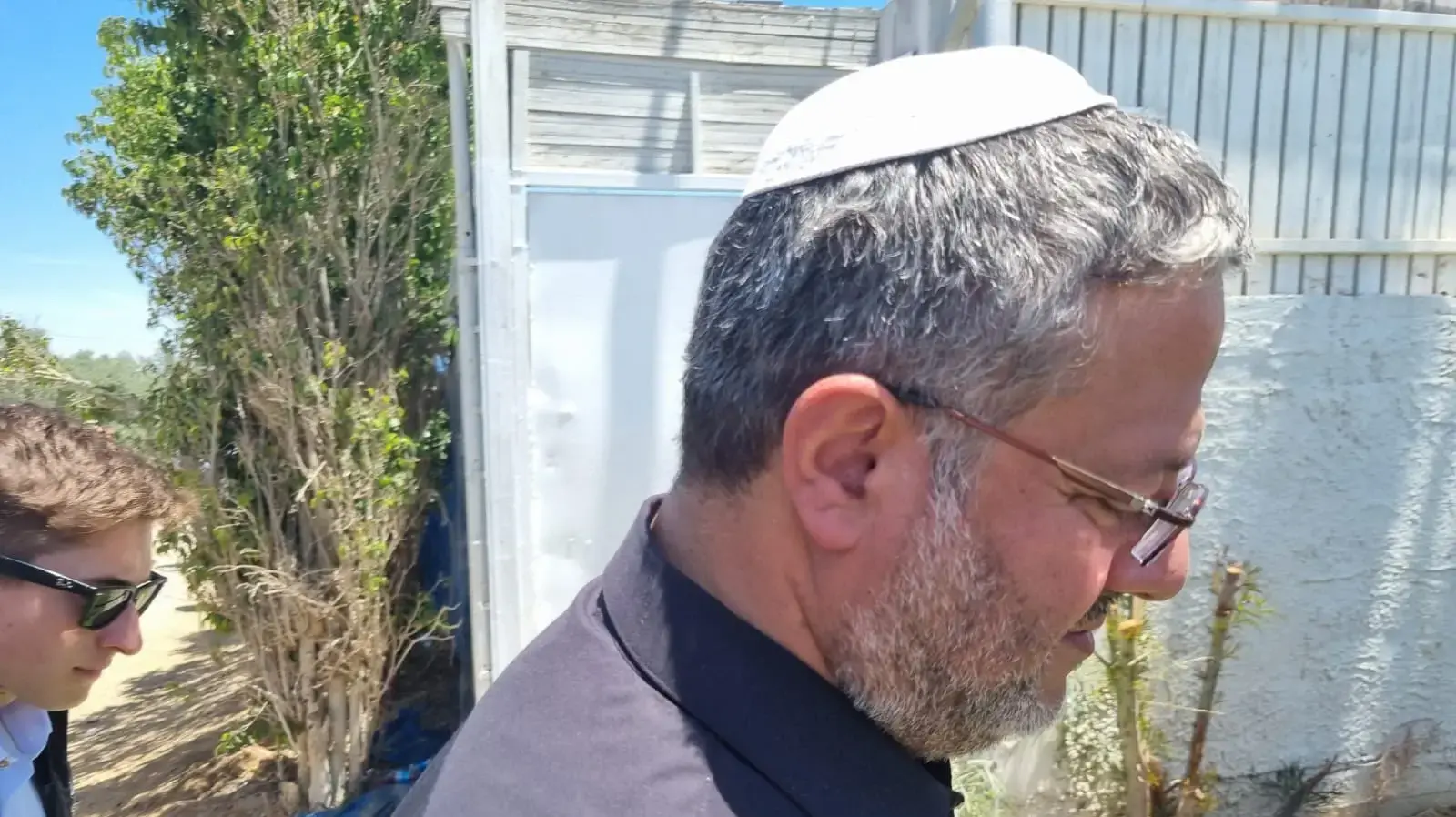 בן גביר במבצע משטרתי ברהט. 7 במאי 2025 בן גביר במבצע משטרתי ברהט. 7 במאי 2025