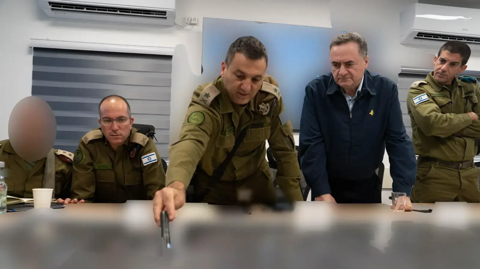ישראל כץ בהערכת מצב בפיקוד דרום ישראל כץ בהערכת מצב בפיקוד דרום