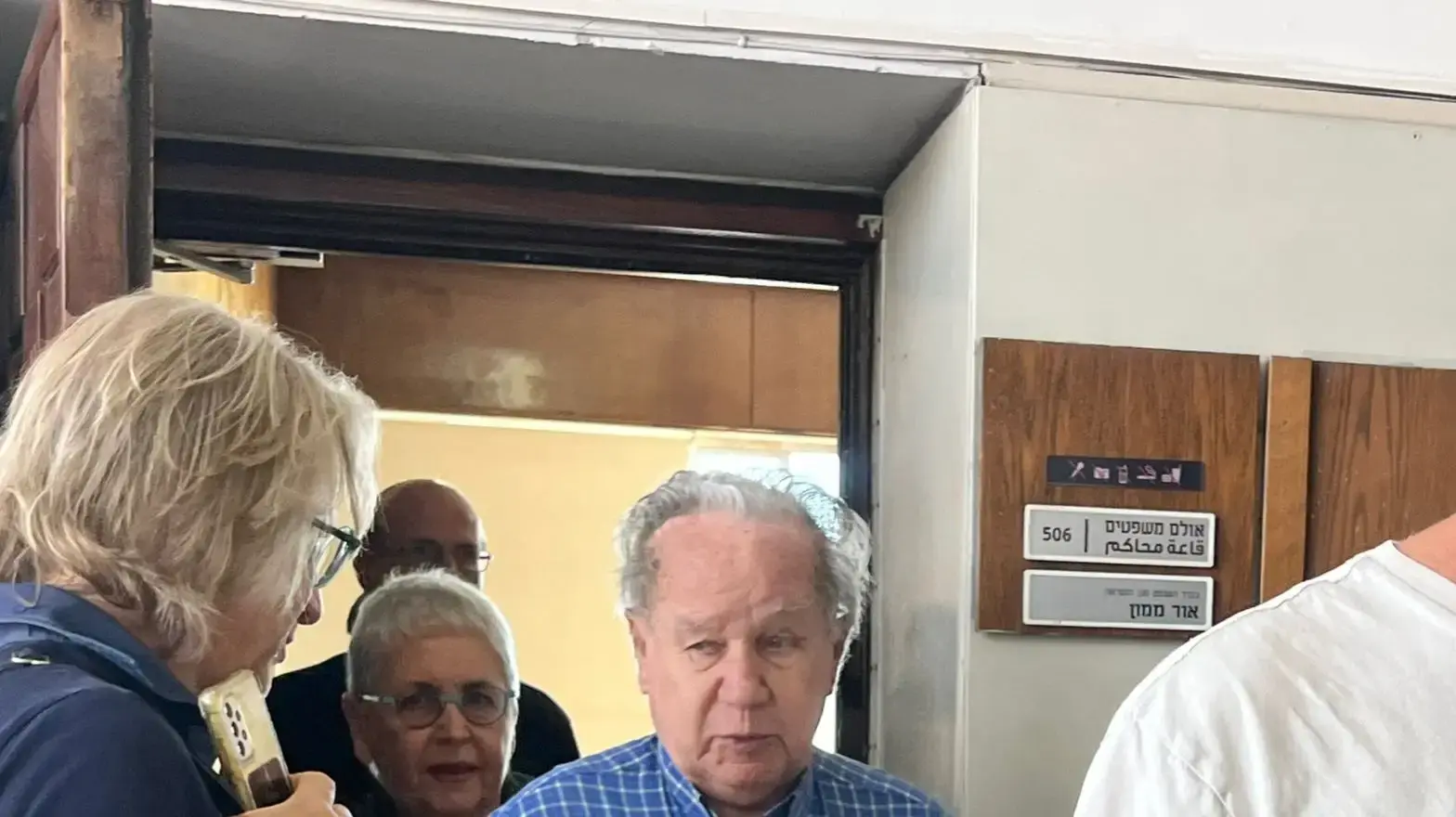 הנאשם חנוך צחר בדיון הכרעת הדין, בימ"ש השלום תל אביב, 7 במאי 2025 הנאשם חנוך צחר בדיון הכרעת הדין, בימ"ש השלום תל אביב, 7 במאי 2025