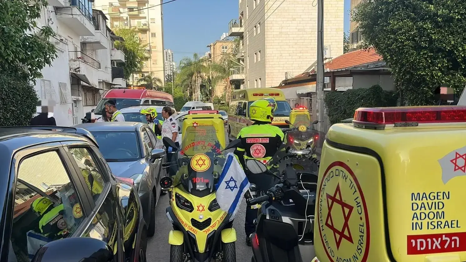 אישה נהרגה מפגיעת משאית בפתח תקווה. 11 במאי 2025. 