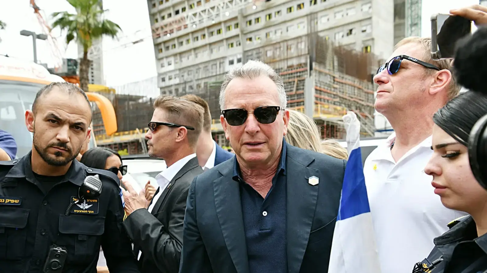 סטיב ויטקוף שליח ארה"ב במזרח התיכון, כיכר החטופים, 13 במאי 2025 סטיב ויטקוף שליח ארה"ב במזרח התיכון, כיכר החטופים, 13 במאי 2025