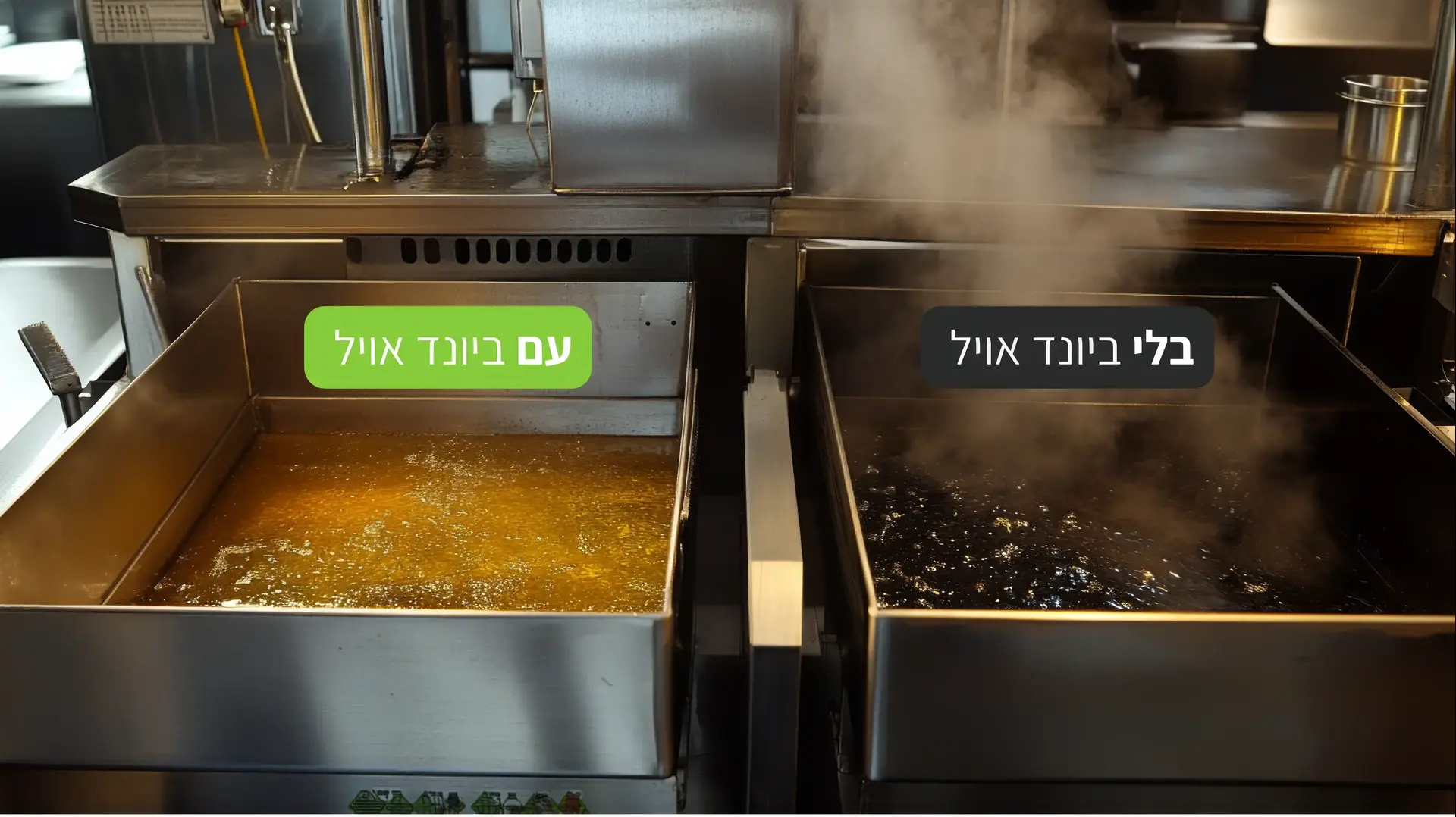 ביונד אויל לעומת שמן ללא ביונד אויל 