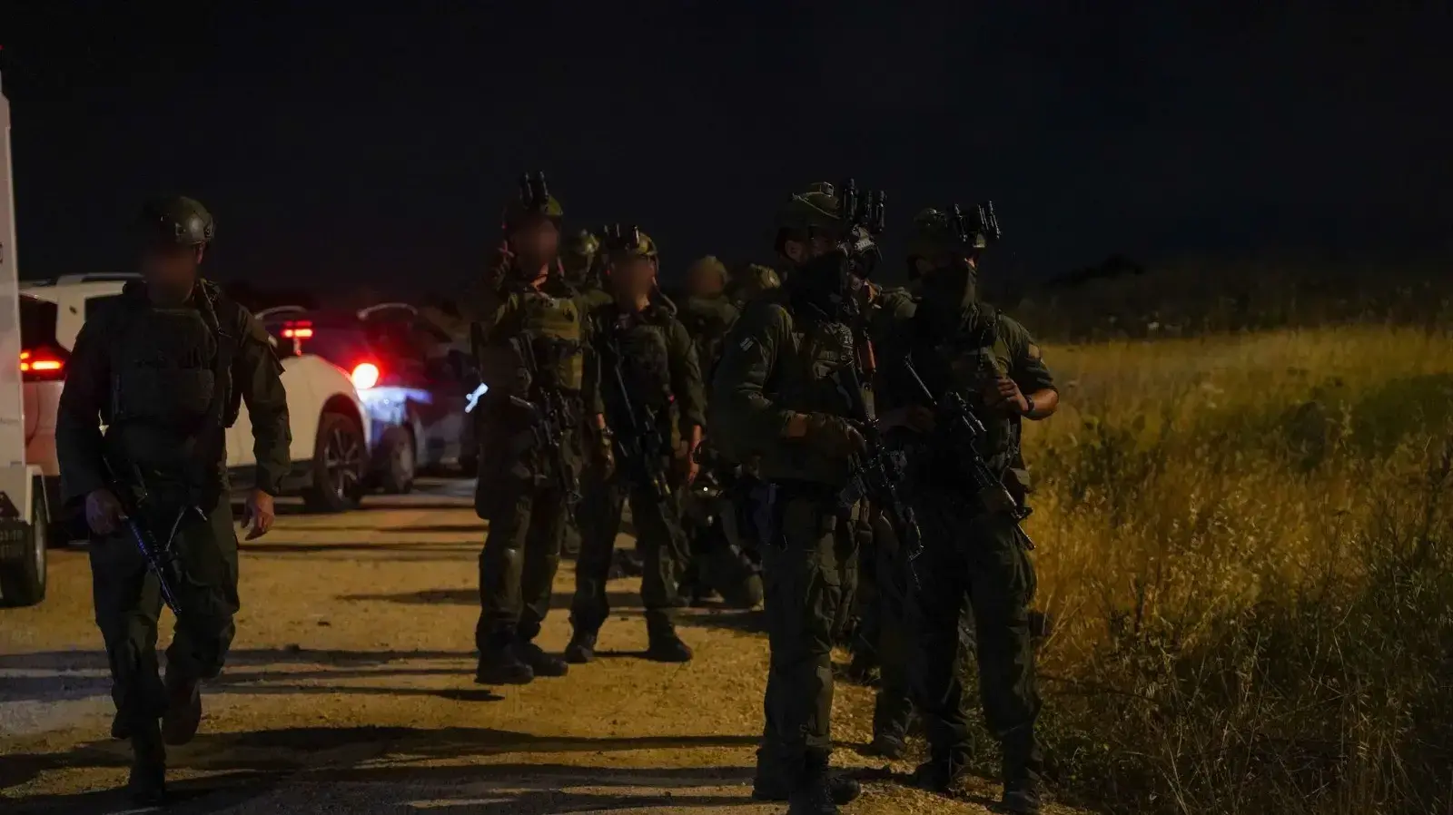 כוחות צה״ל בזירת הפיגוע בין ברוכין לפדואל, 15 במאי 2025