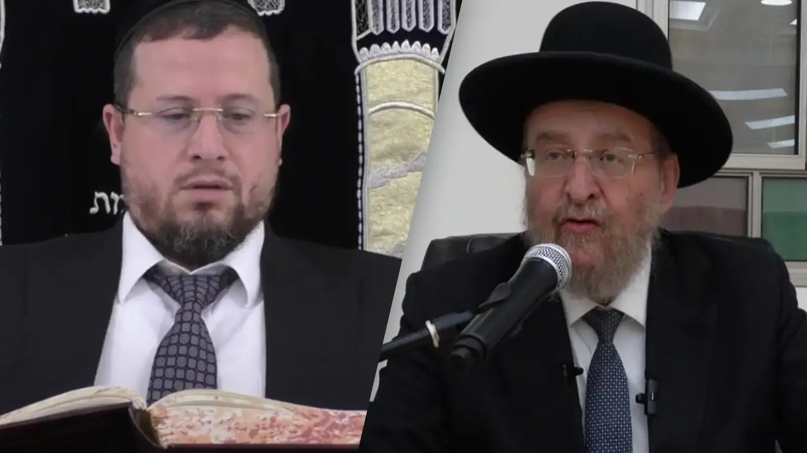 הרב יורם כהן (מימין) והרב אברהם דרעי הרב יורם כהן (מימין) והרב אברהם דרעי