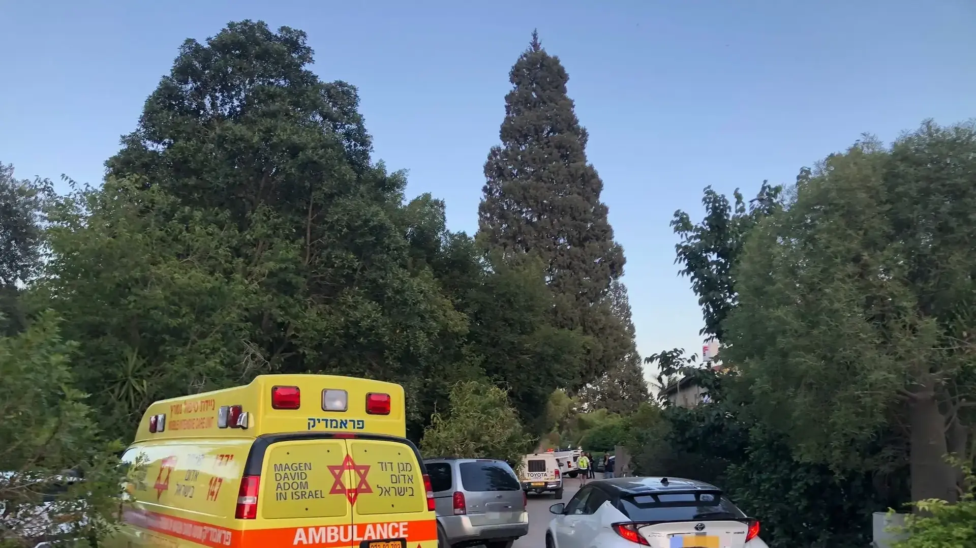 זירת האירוע בו נמצאו גבר ואישה ללא הכרה, מועצה אזורית עמק הירדן, 25 במאי 2025 זירת האירוע בו נמצאו גבר ואישה ללא הכרה, מועצה אזורית עמק הירדן, 25 במאי 2025