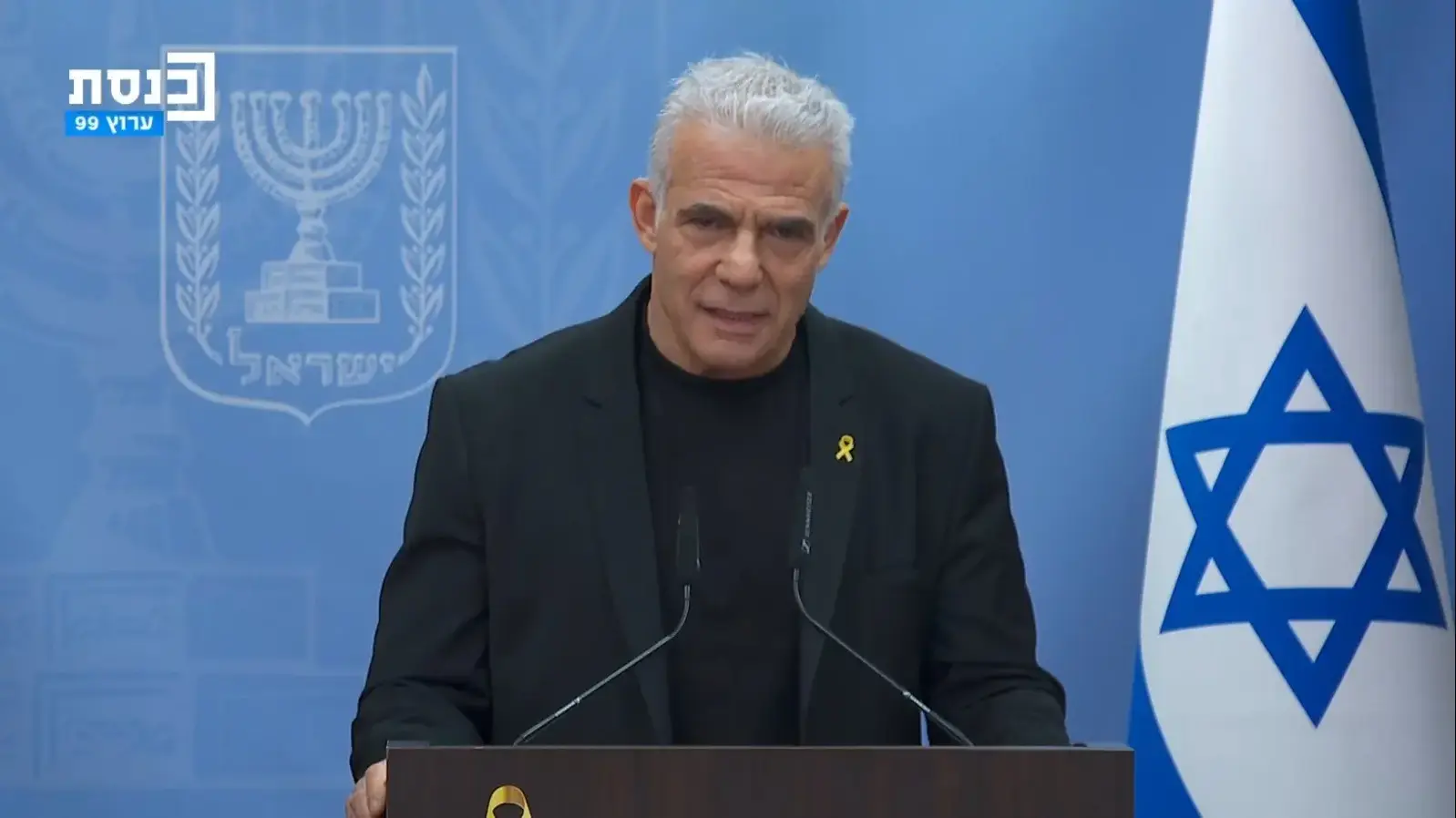 יאיר לפיד, ישיבת סיעה יש עתיד, הכנסת. 26 במאי 2025 יאיר לפיד, ישיבת סיעה יש עתיד, הכנסת. 26 במאי 2025