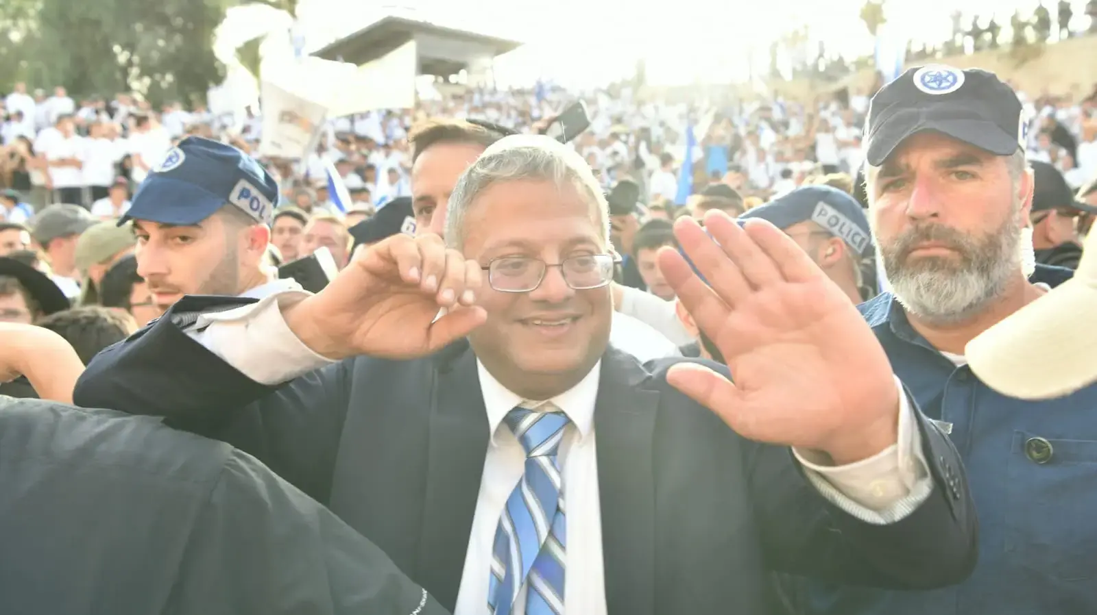 בן גביר ביום ירושלים, שער שכם. 26 במאי 2025 