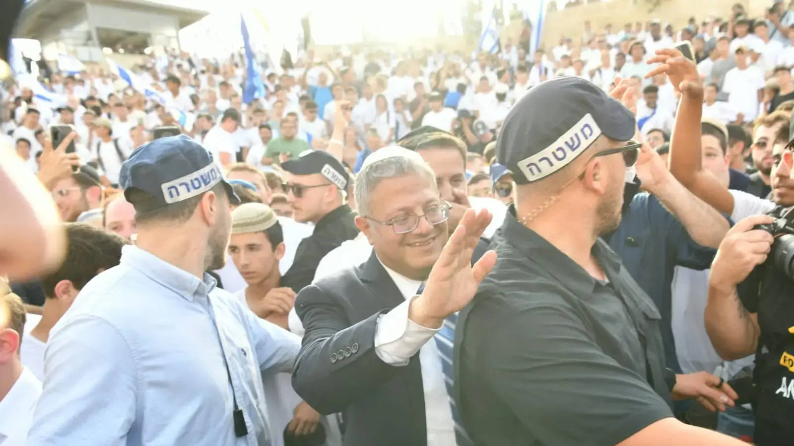 בן גביר ביום ירושלים, שער שכם. 26 במאי 2025 בן גביר ביום ירושלים, שער שכם. 26 במאי 2025