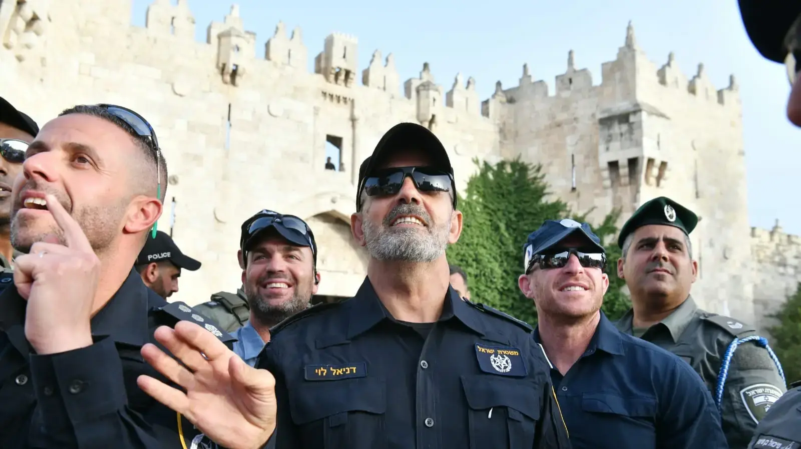 המפכל רב ניצב דני לוי ביום ירושלים, שער שכם. 26 במאי 2025 המפכל רב ניצב דני לוי ביום ירושלים, שער שכם. 26 במאי 2025