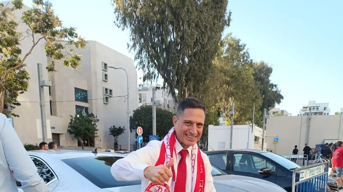 רוביק דנילוביץ' ראש עיריית באר שבע לפני גמר גביע המדינה 2025 רוביק דנילוביץ' ראש עיריית באר שבע לפני גמר גביע המדינה 2025