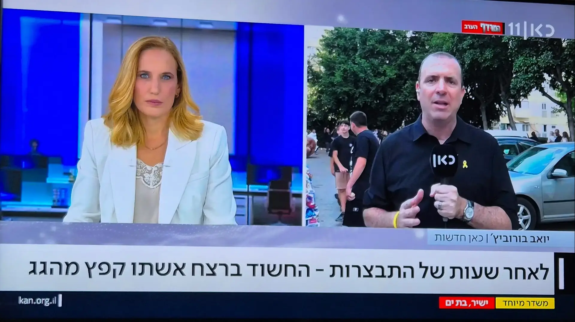 יפעת גליק ויואב בורוביץ' כאן 11 יפעת גליק ויואב בורוביץ' כאן 11