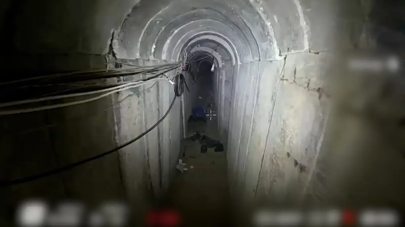 תיעוד ממנהרה בחאן יונס מתחת לבית החולים האירופאי