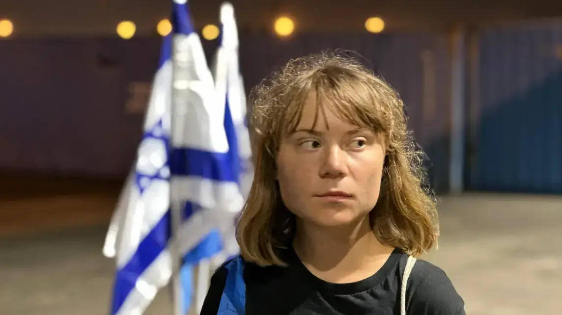 גרטה טונברג בנמל אשדוד. 09.06.2025 גרטה טונברג בנמל אשדוד. 09.06.2025