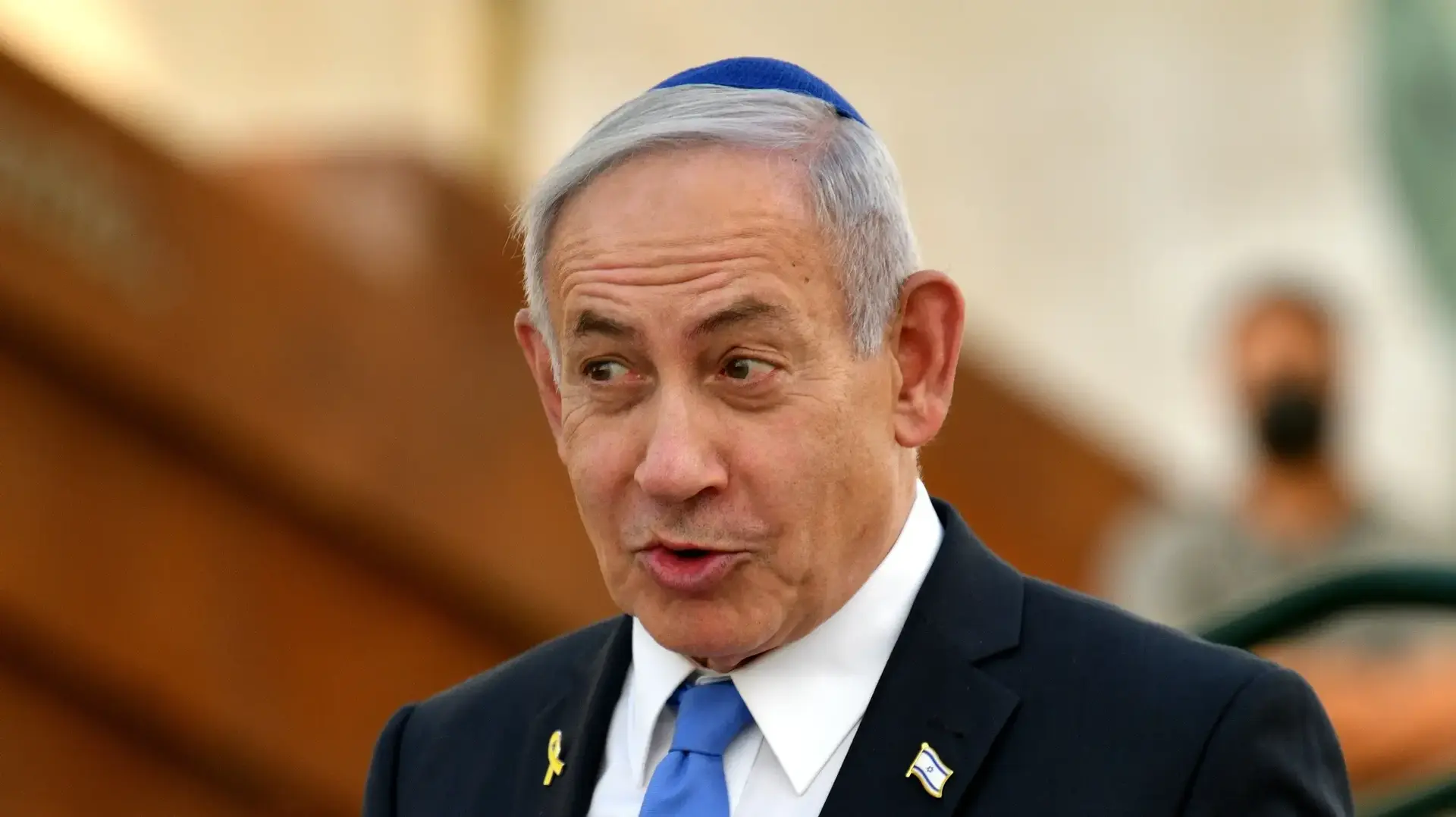 רה"מ בנימין נתניהו בטקס זיכרון לחללי אלטלנה, נחלת יצחק, 9 ביוני 2025