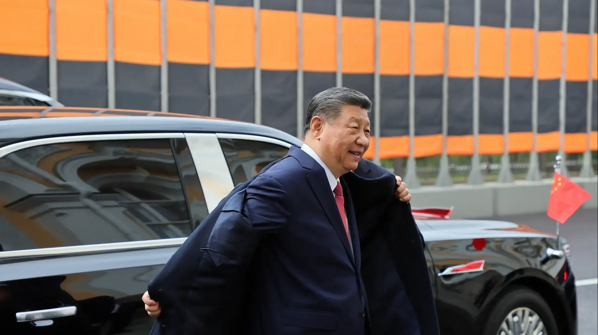 Chinese President Xi Jinping arrives at a meeting with Russian President Vladimir Putin at the Kremlin in Moscow, Russia, May 8, 2025. Yuri Kochetkov/Pool via REUTERS
Chinese President Xi Jinping arrives at a meeting with Russian President Vladimir Putin at the Kremlin in Moscow, Russia, May 8, 2025. Yuri Kochetkov/Pool via REUTERS