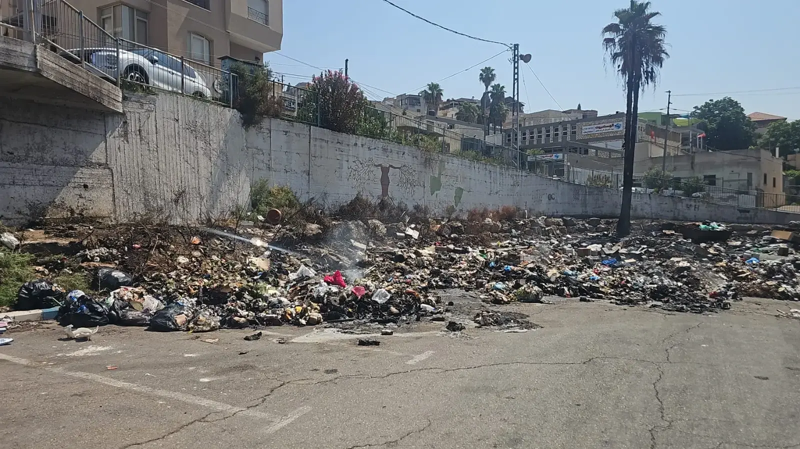 אשפה ברחובות נצרת אשפה ברחובות נצרת