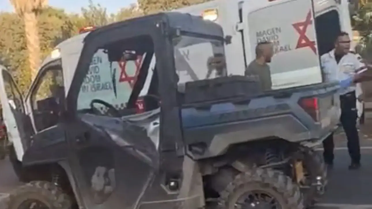 הטרקטורון בו נורו שני הנרצחים למוות הטרקטורון בו נורו שני הנרצחים למוות