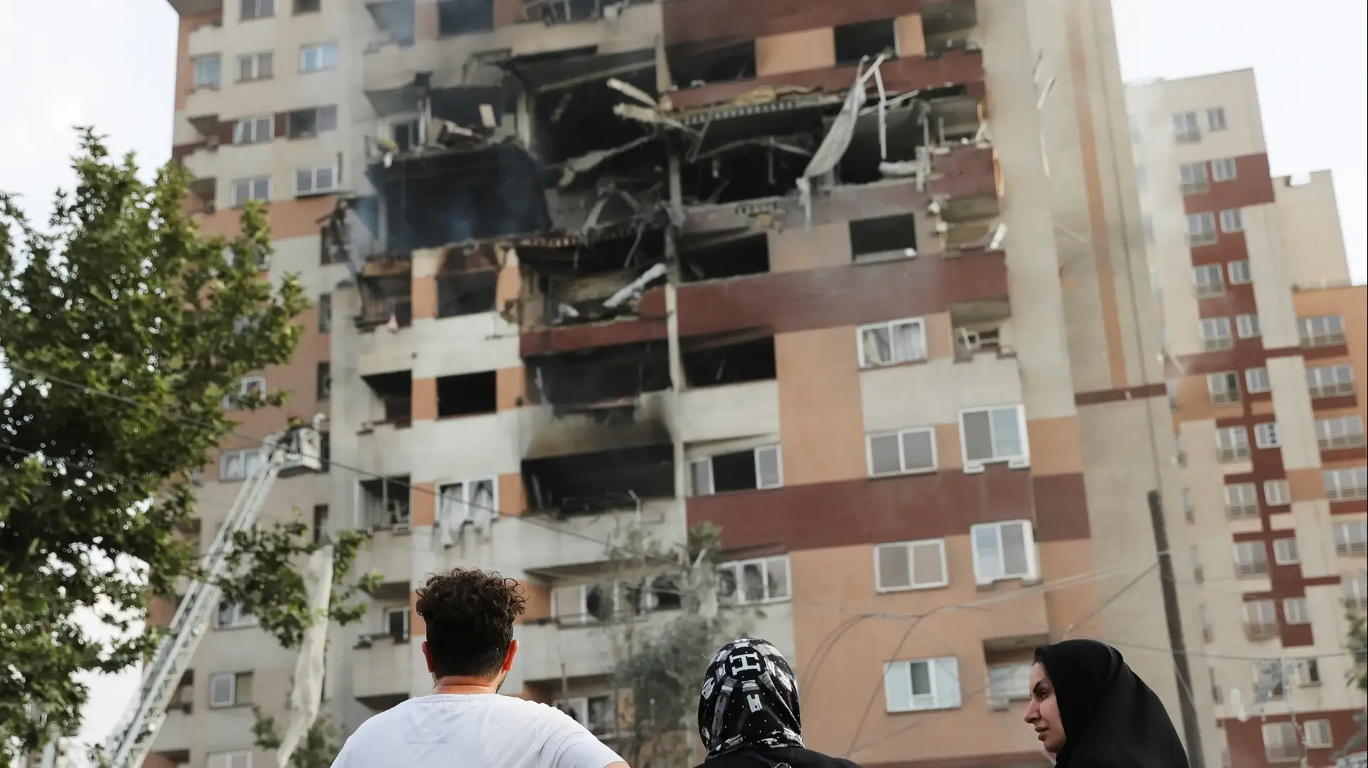 נזקי תקיפת ישראל, טהראן, איראן, 13 ביוני 2025 נזקי תקיפת ישראל, טהראן, איראן, 13 ביוני 2025