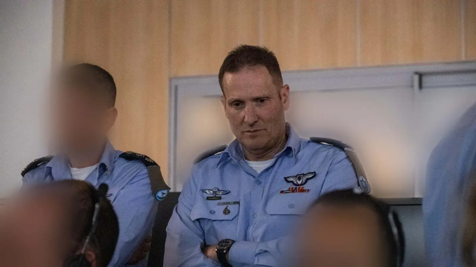 פקד חיל האוויר, אלוף תומר בר, בבור חיל האוויר במהלך התקיפה פקד חיל האוויר, אלוף תומר בר, בבור חיל האוויר במהלך התקיפה