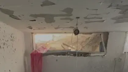 תיעוד פגיעת הטיל בראשון לציון